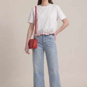 DENIM PALAZZO CON ROTTURE