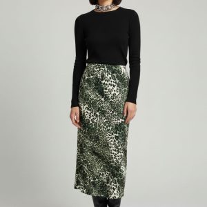 GONNA MIDI ANIMALIER