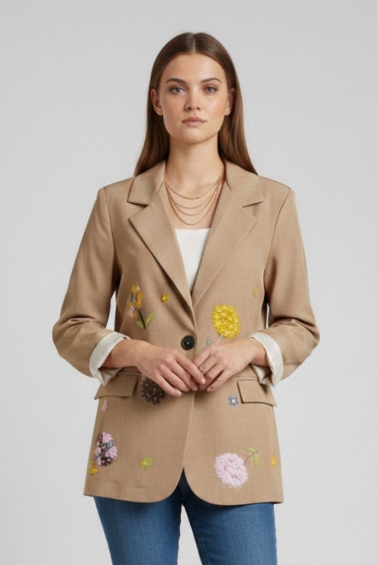 BLAZER CON RICAMI