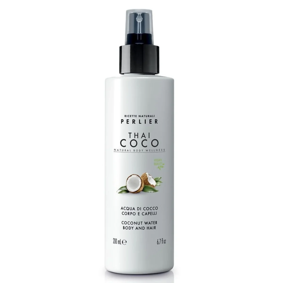 Acqua di Cocco Corpo e Capelli – Perlier – 200ml – Thai Coco – Vegan