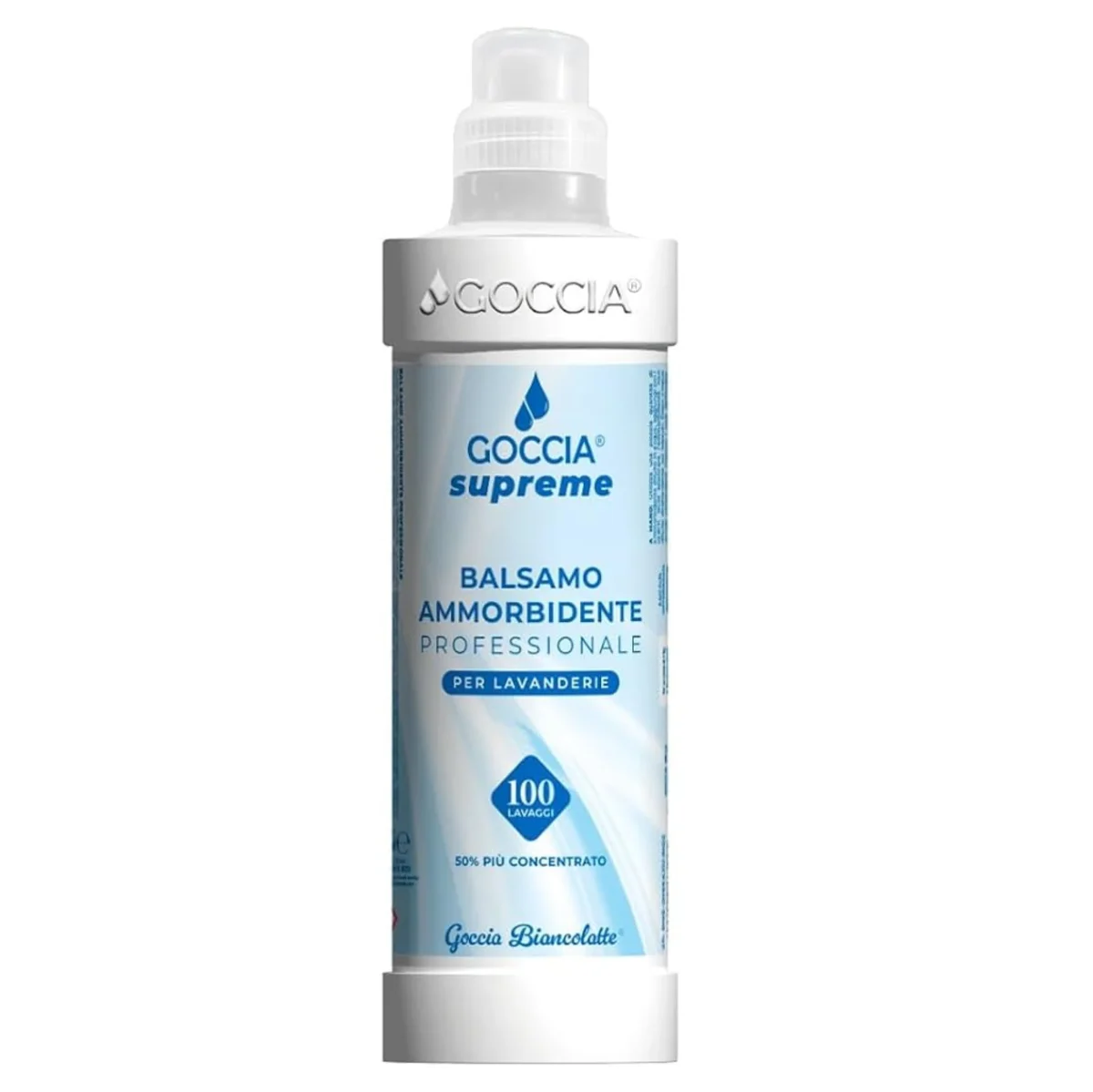 Ammorbidente - Goccia supreme - Biancolatte - 1 lt - 100 lav